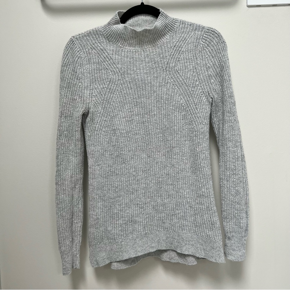 Nordstrom BP grey cowl neck knit sweater